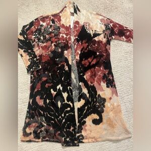 NWT Chico’s Floral Warm Print Cardigan Sweater